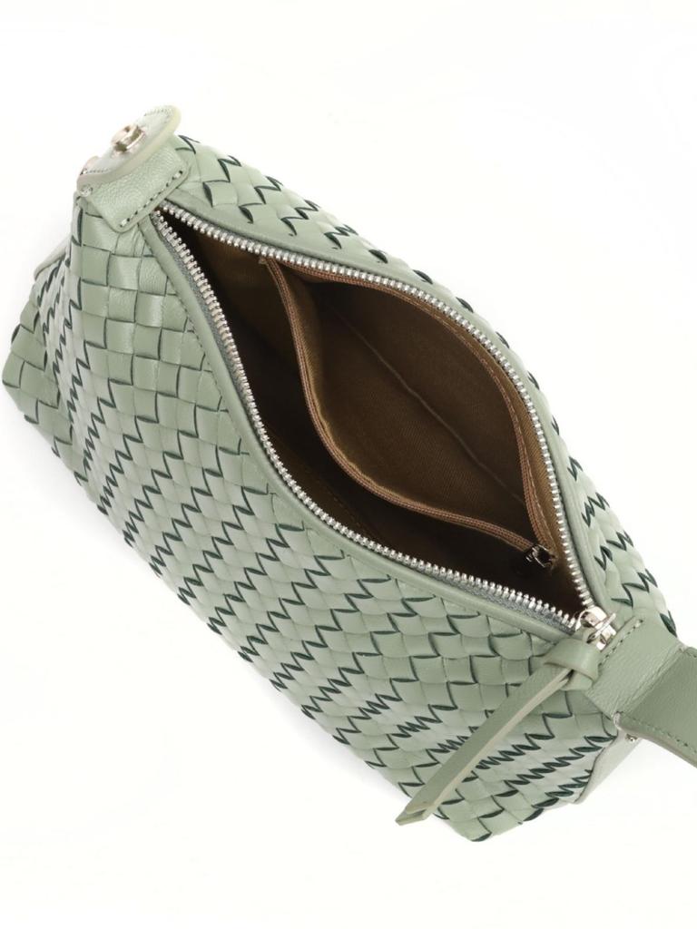Handmade Lambskin Chain Crossbody Women's Dumpling Handbag