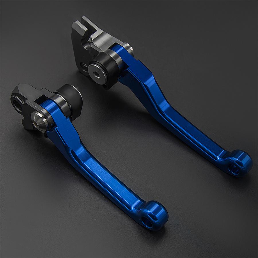 For Yamaha YZ80 YZ85 2001-2014 CNC Pivot Dirt Brake Clutch Levers Grips