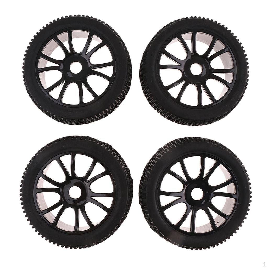 4x RC Tires Model Car Rubber Tyre :8 Buggy Truck