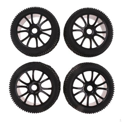 4x RC Tires Model Car Rubber Tyre :8 Buggy Truck