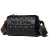Embroidery thread rhombus new trendy fashion shoulder bag messenger bag high-end large-capacity pillow bag