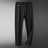 Dibenze Men's Plus Size Autumn/Winter Modal Casual Straight-Leg Pants