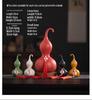 Yellow Clay Gourd Ceramic Ornament for Feng Shui: Fill Missing Corners In Southwest and Northeast, Enhance Gen Kun Palace, Balance Earth Elements.