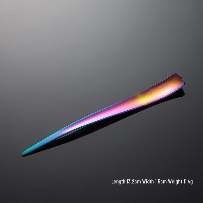 Qianxing 304 Stainless Steel Iridescent Dessert Spork Set