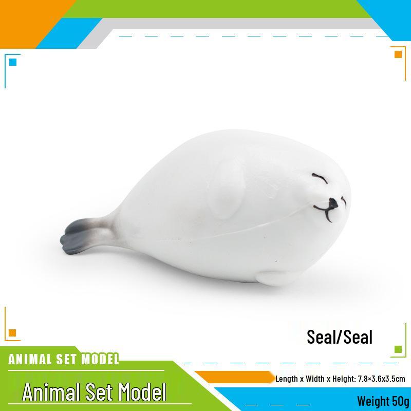 Cross-border Animal Model Toy: Bichon Frise, Shiba Inu, Panda, Pig, Rabbit, Snake, Hamster Decorations