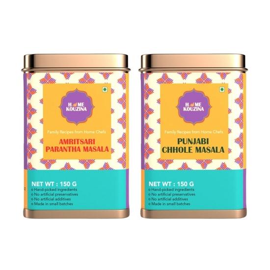 

Home Kouzina Weekend Special Pack – 2 x 150g | Punjabi Chhole & Amritsari Parantha Masala | Authentic Punjabi Masalas | No Additives, All Natural