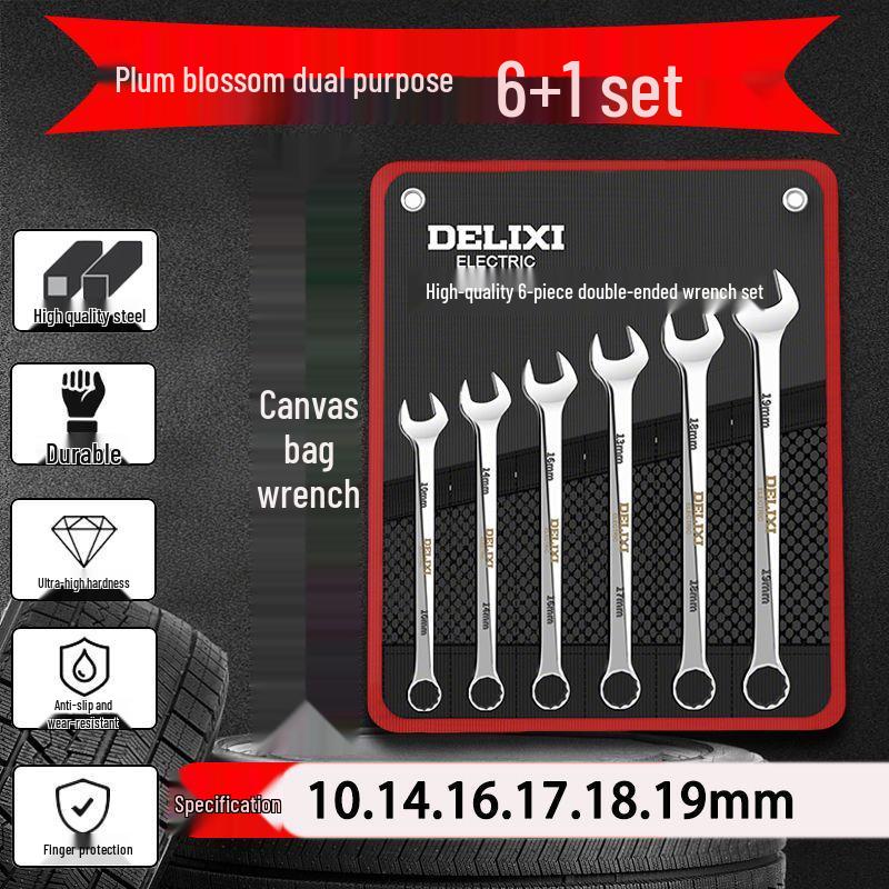 Maul- und Ringschlüssel-Kombinationssatz – Kompakt und vollständig