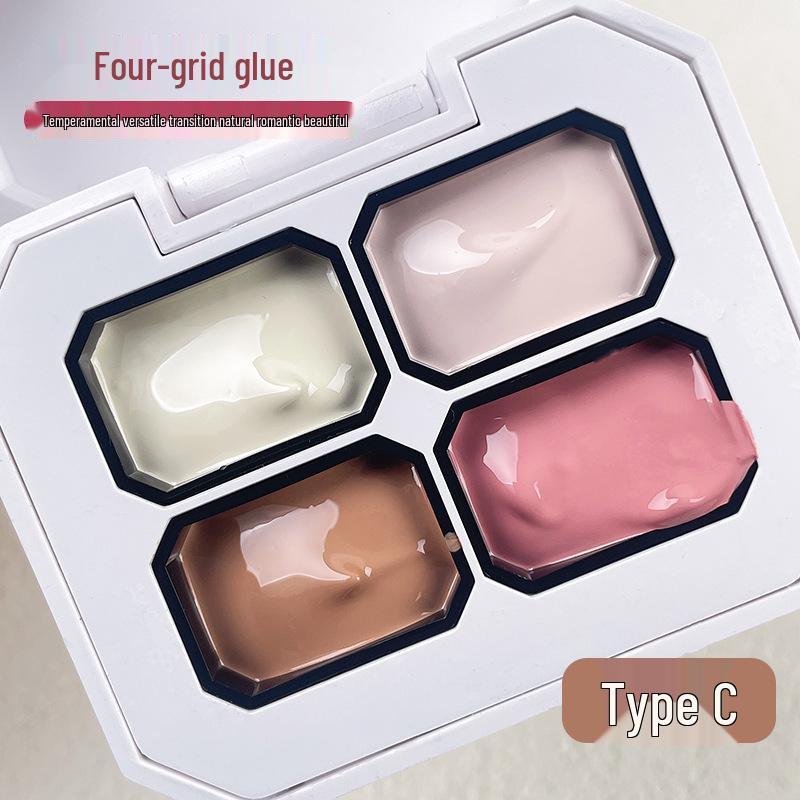 Окрашенный Пэт Пэт Салон Эксклюзивный Гелевый Блеск для Ногтей Градиент Высокой Плотности