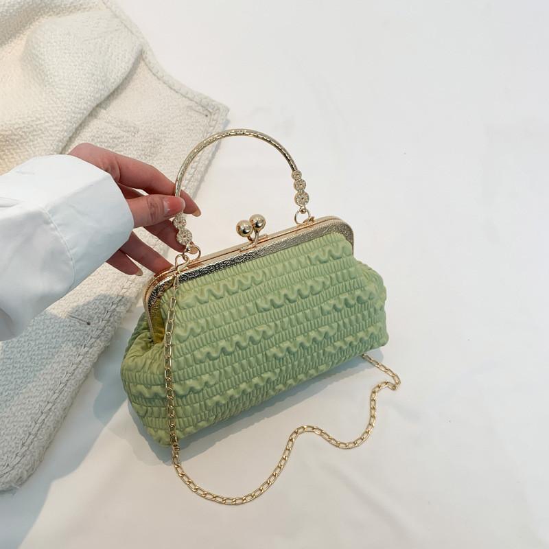 Stylish Chain Trendy Shell Bag Elegant Simple Shoulder Bag For Fall Casual Commuting