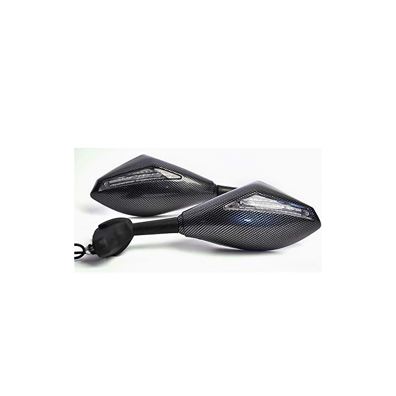Motorcycle Rear Mirror LED Turn Signals for GSXR 600, 750, 1000, 1100, GSX1300R, Hayabusa, GSF 1200