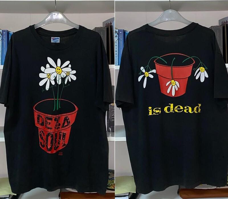 De La Soul Is Dead 1991 Reprint 2 side black T shirt classic style NH12058 Unisex T-Shirt XL