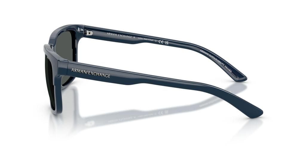 Armani Exchange Sunglasses SHINY NAVY BLUE SMOKE 56mm 84008756 0AX4026S [ARMANI EXCHANGE]