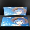 Süßes Re Zero Rem Lem Mauspads Spiel HD-Druck XXL-Mauspad Großes Computer-Laptop-Nicht-rutschfestes Tastatur-Schreibtischunterlage Anime-Mädchen Schreibtischunterlage
