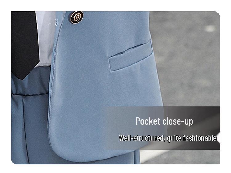 Spring/Autumn Korean Style Boys' Two-Piece Suit: Handsome Flower Boy Formal Wear