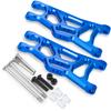TRINOOD Aluminum Alloy Front Rear Lower Suspension Arms for 1/10 Slash Rustler 4X4 2WD Short RC Course Upgrade Parts