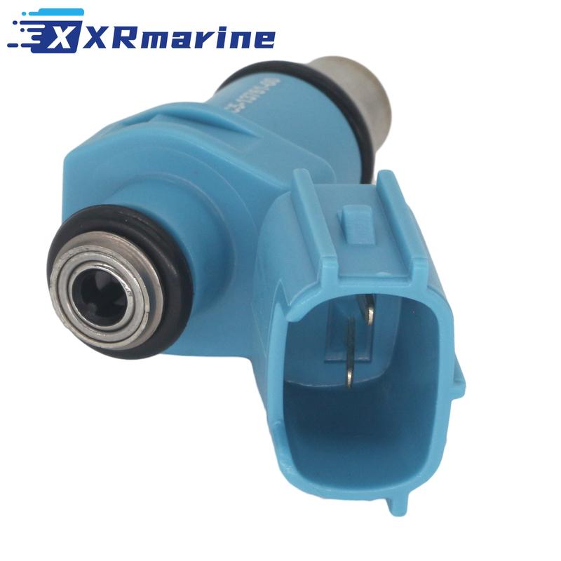 4 Pcs Fuel Injectors 10 Holes 6C5-13761-00 for Yamaha 2 4 Stroke FT F T 40 50 60 70 HP Outboard Engine 6C5-13761-00-00 6C5-13761