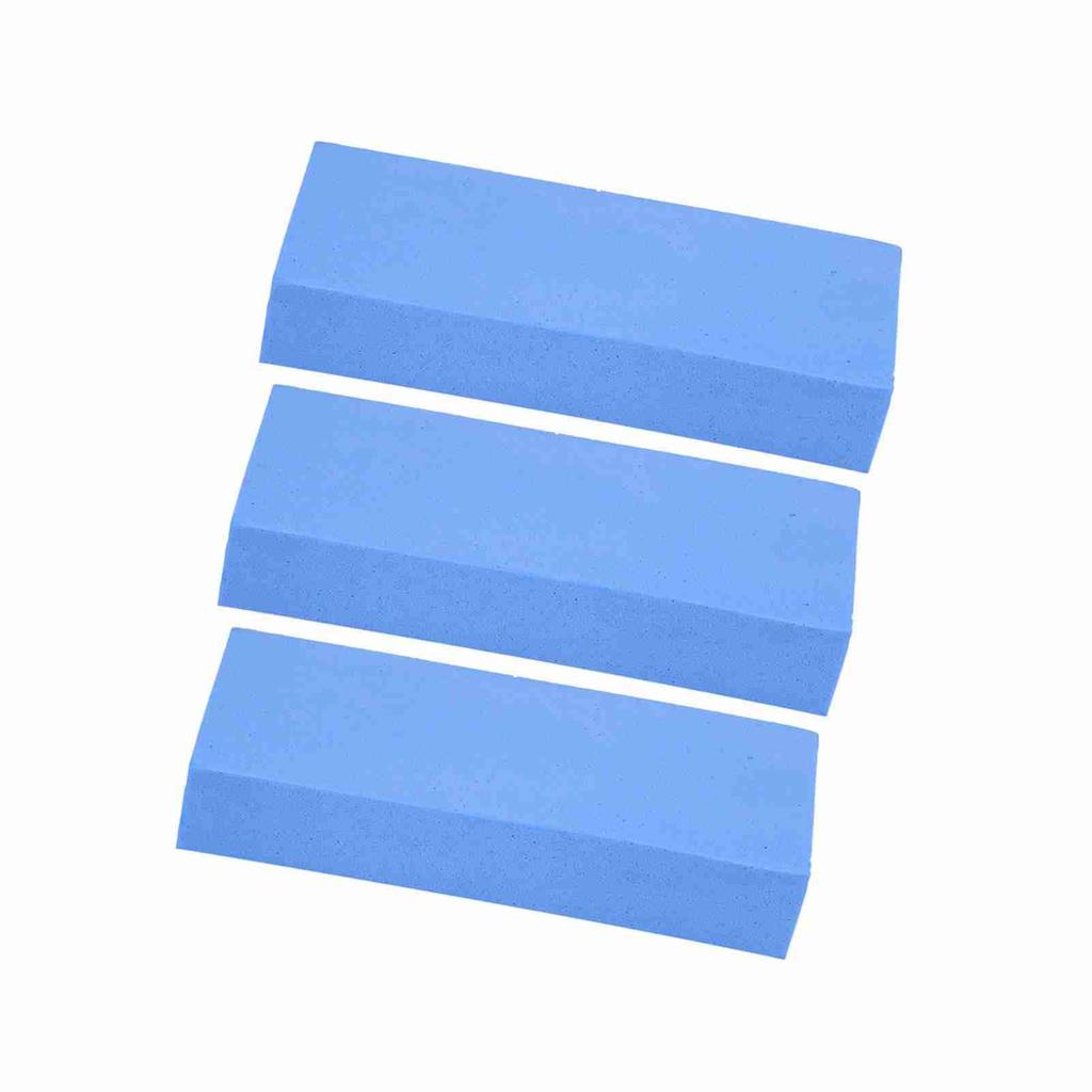 3Pcs Car Multifunctional PVA Super Absorbent Cleaning Sponge Block Washing Tools ;Blue: