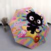 1 Stück Kawaii Katze Automatisches Öffnen/Schließen Faltbarer Regenschirm, Kompakter Tragbarer Reise-Regenschirm, Perfekt für Geburtstag/Weihnachten, Niedlicher Regenschirm, Langlebig C