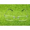 RSINC Rimless Light weight Flexible frame eyeglass Spectacle For Men And Women Modern  Square Gun - Black N-575 C3 50-18-135 Flexible - 1
