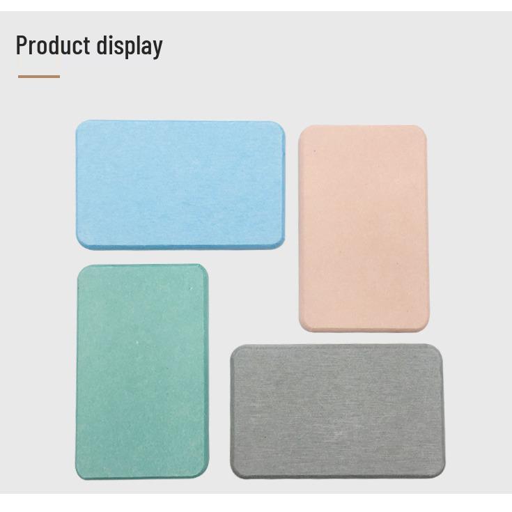 Diatomaceous Earth Soap Dish: Water-Absorbing Counter Rack and Draining Mat for Bathroom Toiletries.