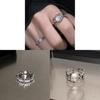 Moonstone Ring Women Opendesign Dainty Copper Jewelry For Fashion Lovers
