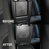 Black Center Console ert Tray Armrest Box Hidden Drawer for Dodge Charger