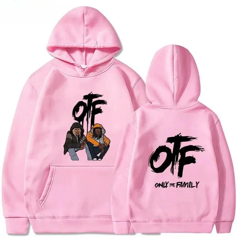 OTF Setr Hip-hop Letter Prt Print Women's Hoodie Fashion All-match Pullover Hoodie Women's New Street Sweatshirt Autumn and Winter Hoodie
