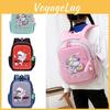 Adorable Cartoon Nylon Backpack For Kids Unisex Ideal For Preschool And Kindergarten
