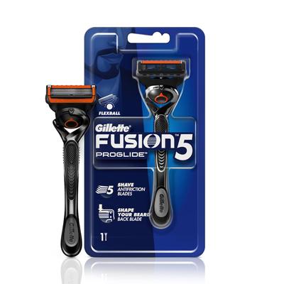 Holicí strojek Gillette Fusion Proglide pro muže se stylingovou zadní čepelí pro dokonalé oholení a dokonalý tvar vousů