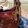 Fashion Delicious Red Cherry Bow Keychain Summer Fruits Cherries Pendant Keyring For Women Men Jewelry Bag Accessories Gift