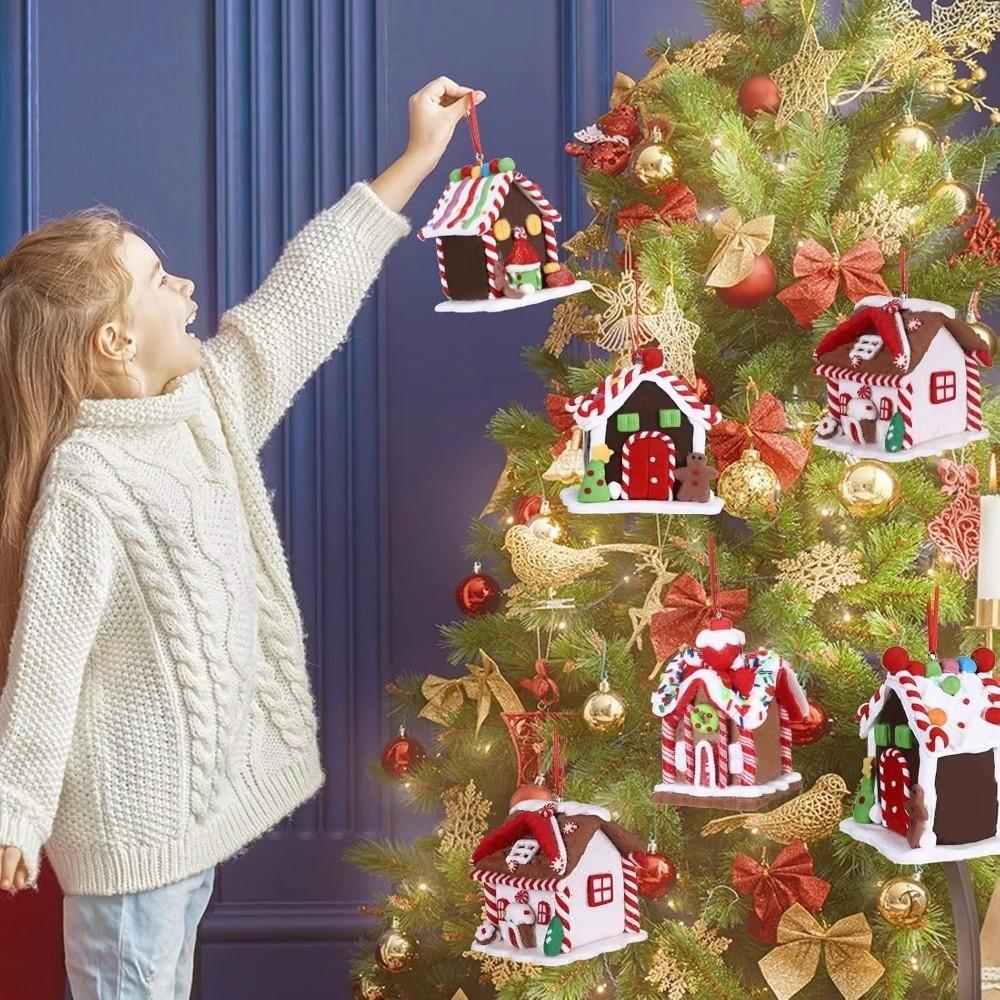With Rope Gingerbread House Decor Christmas Gingerbread House Holiday House Ornaments  Home Decor