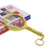 10X Magnifier Glass Lens Handheld Flower Handle with Keychain Magnifying Glass for for Antique Jewelry Newspaper Book Reading
