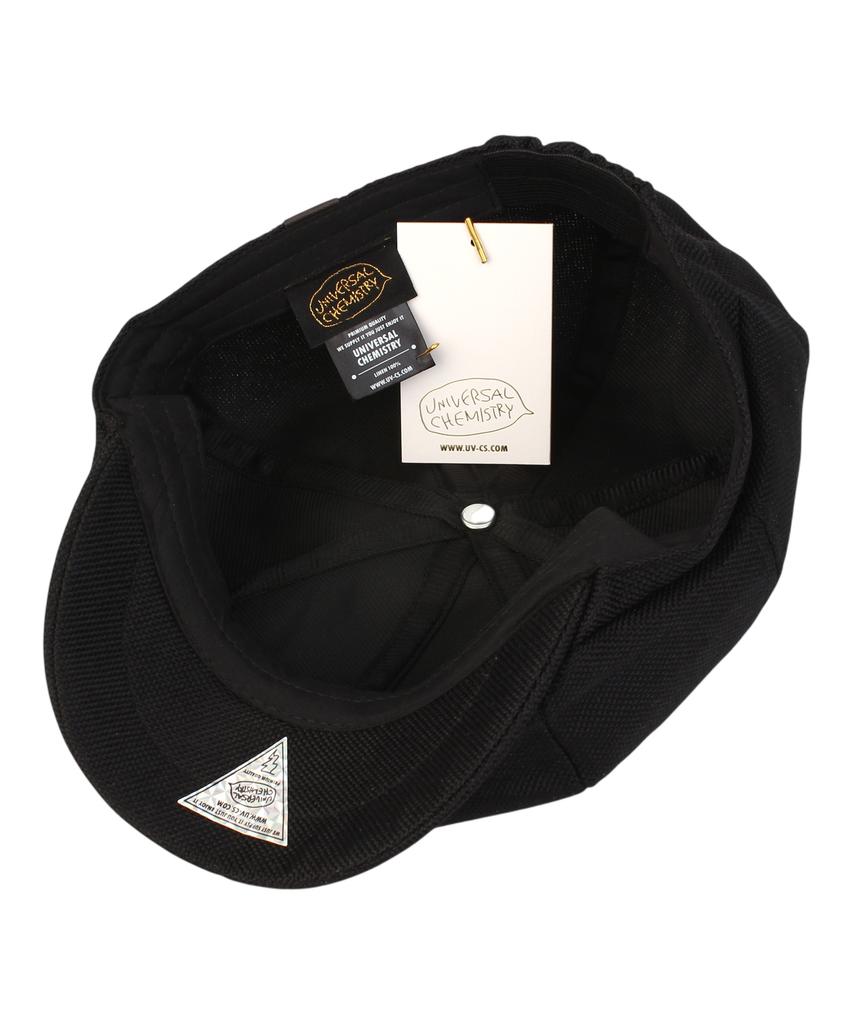 Yunibeosyeolkemiseuteuli Linen Logo Black Banding Hunting Cap