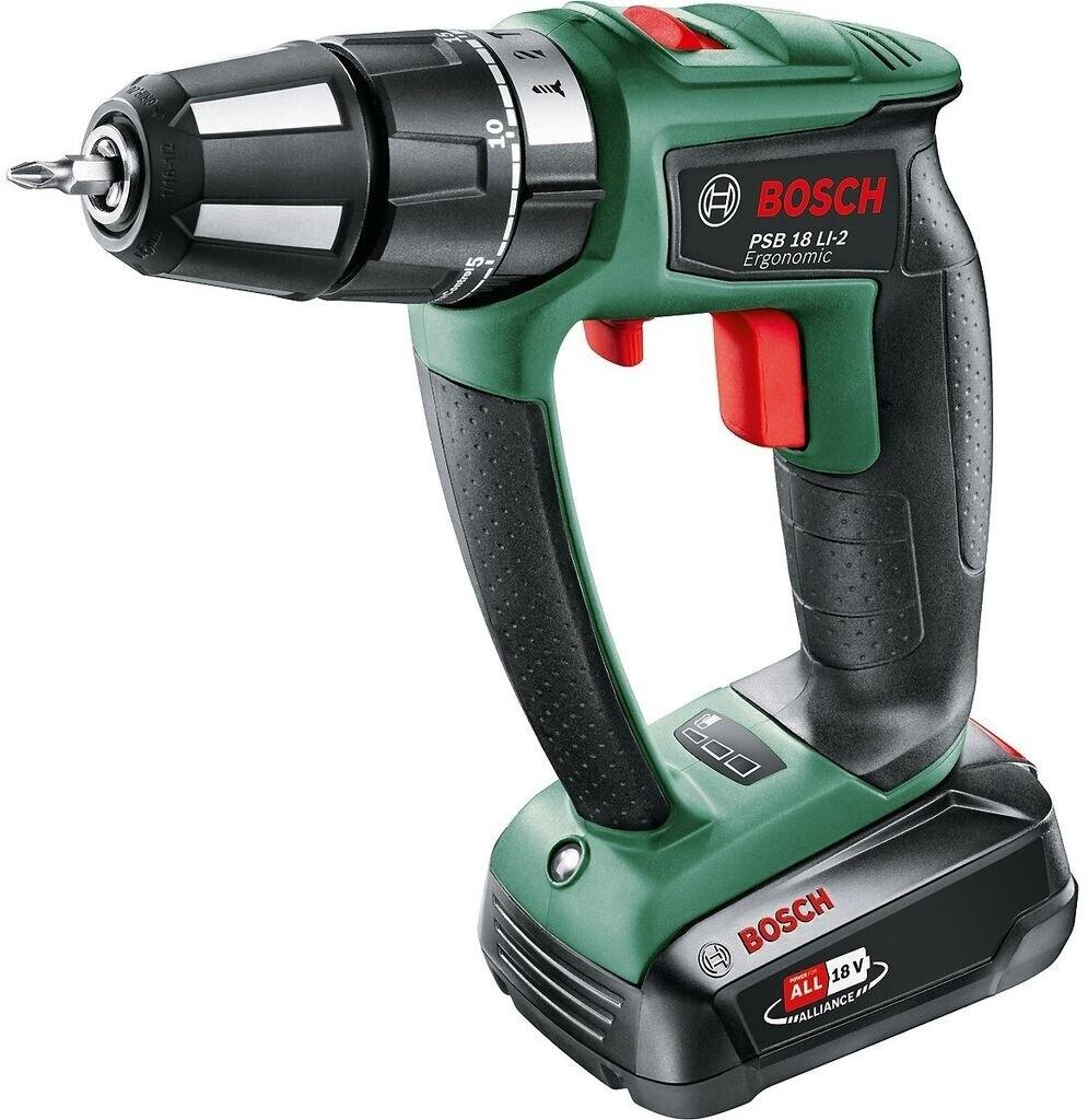 Impact Drill Driver Bosch PSB 18 LI-2 Ergonomic1 X 2.5 Ah Battery (0 603 9B0 300)