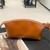 Retro First-layer Cowhide Women's Bags Women's Bags Fashionable and Practical Dumpling Bags Shell Bags Simple and Versatile Hand Grab Bags