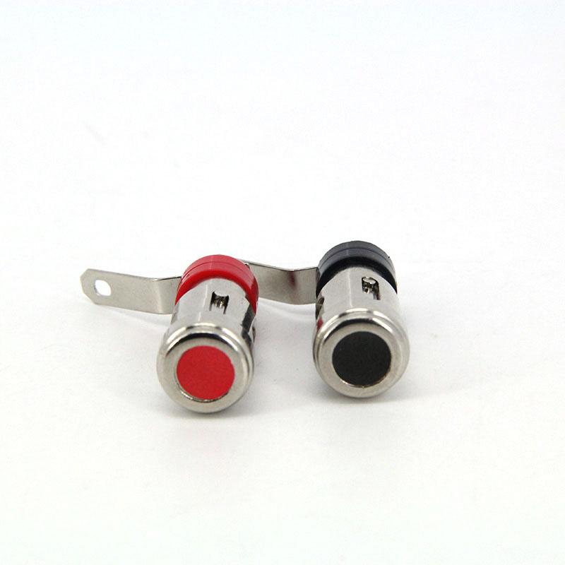 33mm 40mm metal Terminal cu arc de tip push Amplificator difuzor cu arc Auto-blocare priză de alimentare Mufă de tip push pentru cablu audio