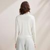 Women's Retro Floral Mulberry Silk Knit Cardigan