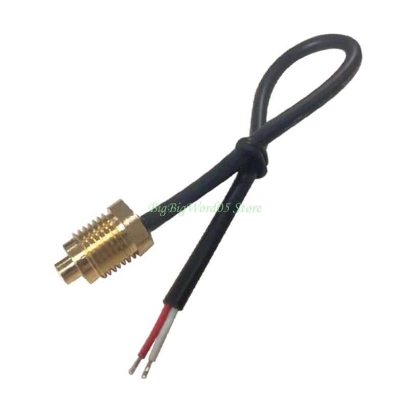 24TE NTC Water Temperature Meter Temp Thread Probe Cable Easy To Install