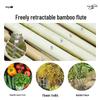 Expandable Bamboo Fence Panel for Outdoor Patio and Garden – Anti-Corrosion Support Pole for Landscaping and Partitioning.