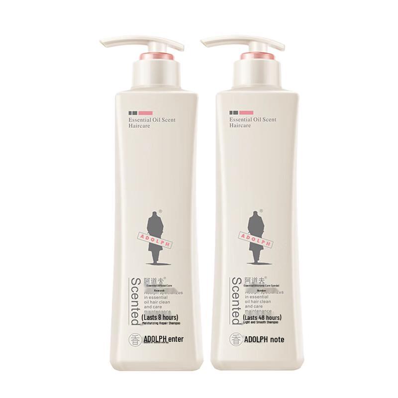 Adolph Light & Smooth + Repair & Nourish Shampoo Set