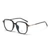 Glasses Frame Trendy Glasses Women'S Polygon Tr Flat Glasses Anti-Blue Light Glasses Frame Can Be Matched With Glasses Men'S Tj1418