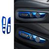 Fit For Honda Accord 18- Blue Titanium Seat Adjust Handle Button Panel Trim