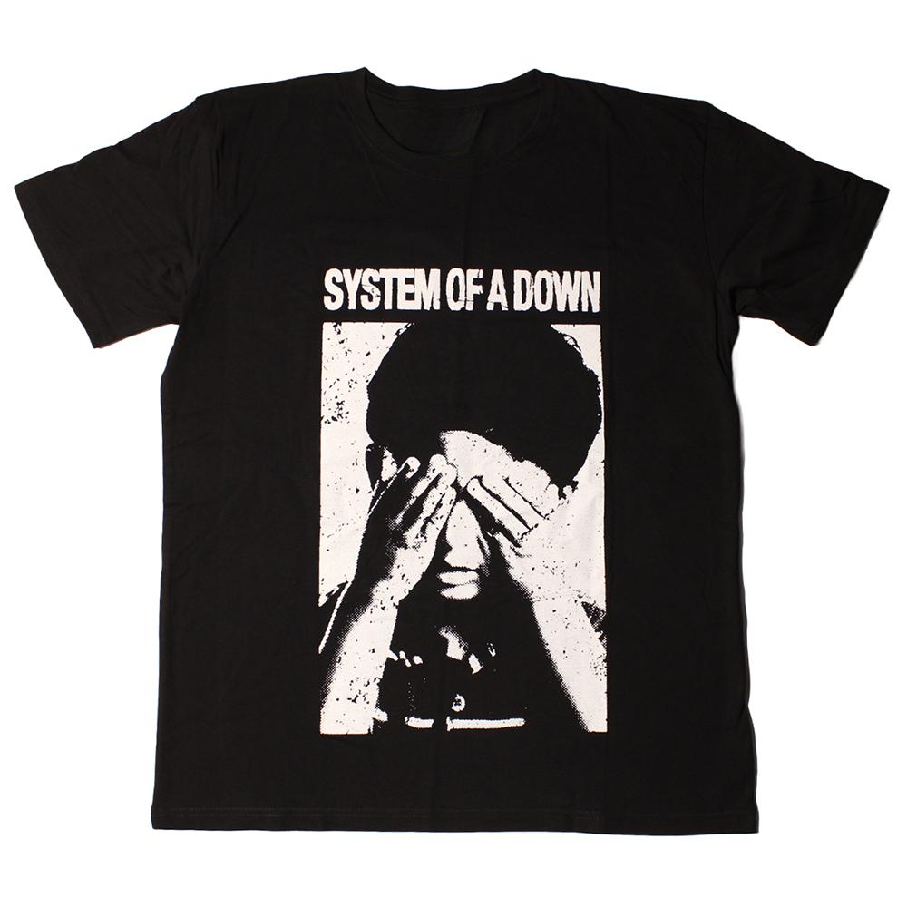 See No Evil System of A Down Band TShirt Cotton Graphic Tee Unisex Unisex Summer Streetwear