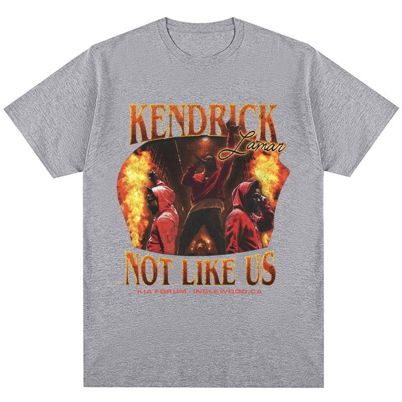 Kendrick Lamar Not Like Us Tshirt Fashion Unisex Unisex Harajuku Vintage Style Tshirt Cotton Oversized Hip Hop T Shirts Streetwear