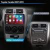 JIUYIN 9" Android 12 Carplay Car Stereo Radio for Toyota Corolla E140 E150 2006 - 2012 Multimedia Player 2 Din GPS DVD Speakers