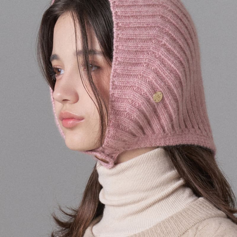 WHITE SANDS Hooded Knit Earmuff Beanie Alberta (6 Colors)