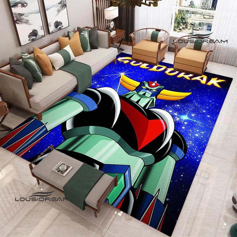 Tapis 3D OVNI ROBO GRENDIZER GOLDORAK Tapis antidérapant Tapis d'extérieur Tapis de zone Tapis de décoration pour la maison la chambre à coucher Tapis pour chambre à coucher Cadeau d'anniversaire