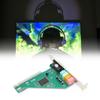 PCI Sound Card 120dB Duplex Playback Computer Accessory with 4 Channel for   98 8738