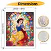 Disney Princess Stained Glass Oil Painting Hand Painting Coloring Painting Handmade Diy Home Decoration Gift
