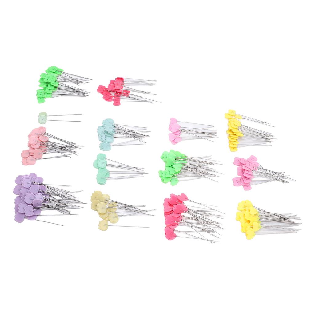 300Pcs Flat Head Straight Pins Set Incisive Tip Sewing Pin Set for Positioning Decorating Craft Projects
